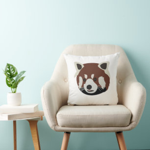 Coussin Panda roux Raton laveur Panda roux