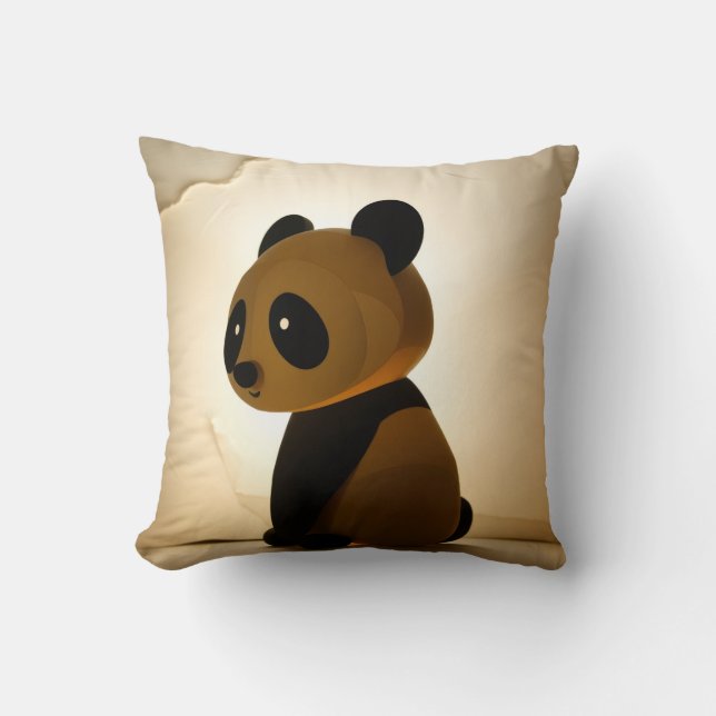 Coussin Panda Triste (Recto)