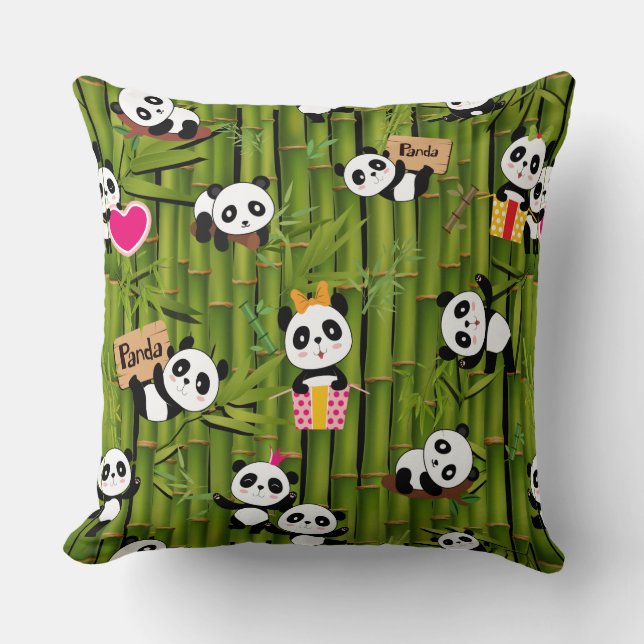 Coussin Panda's Pattern 2 (Recto)