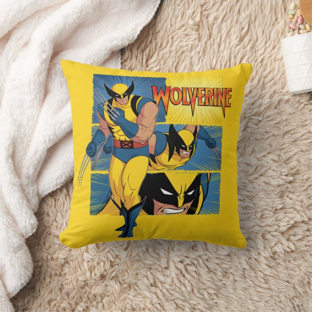 Coussin Panneau de caractères Wolverine (Couverture)