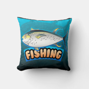 Coussin Panneau de pêche