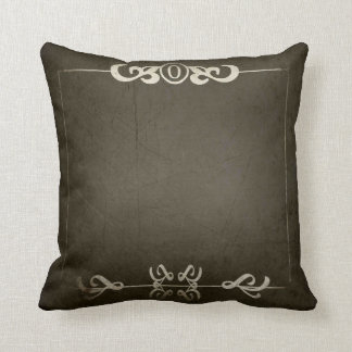 Coussin Panneau de signe de blanc "de film silencieux".