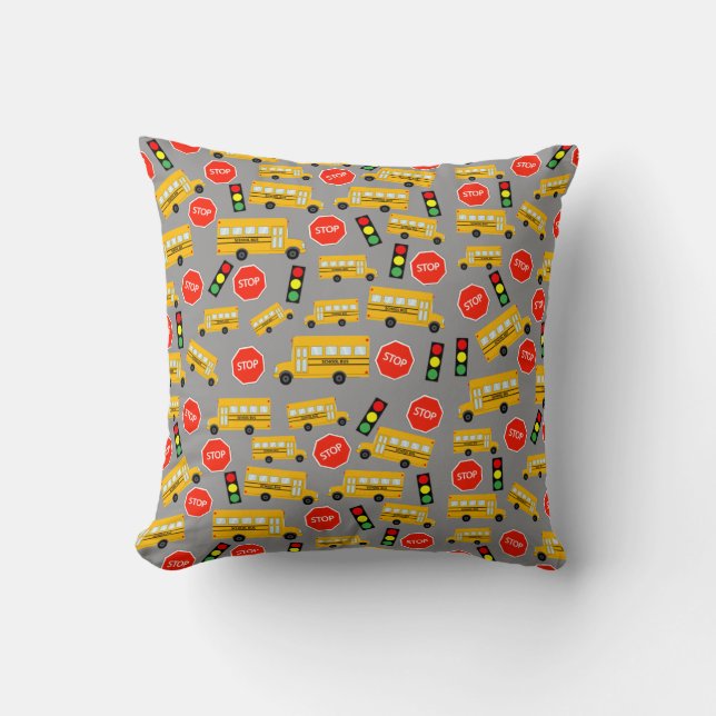 Coussin Panneau lumineux de signalisation routière de l'éc (Recto)