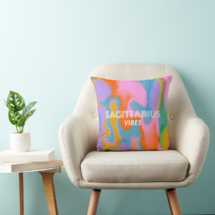 Coussin panneau zodiaque personnalisé coloré moderne oreil