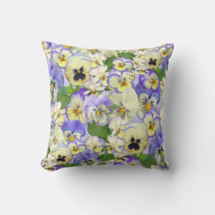 Coussin Pansies de Pastel