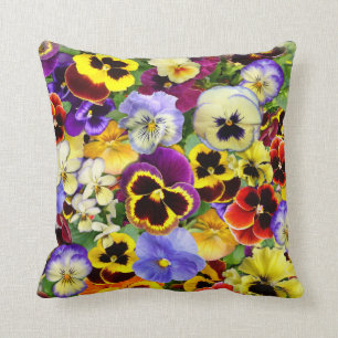 Coussin Pansies d'été ~ Coussin/Cushion