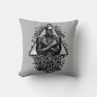 Coussin Panthère noire | Graphique "Wakanda Forever"