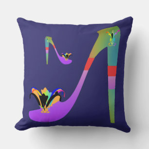 Coussin Pantoufles décoratives pour dames Deux