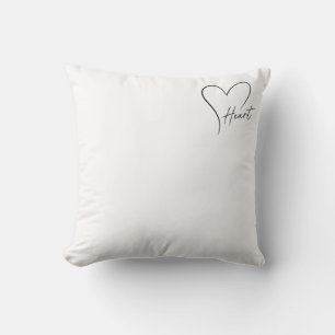 Coussin Pantoufles pastel cœur pour femme