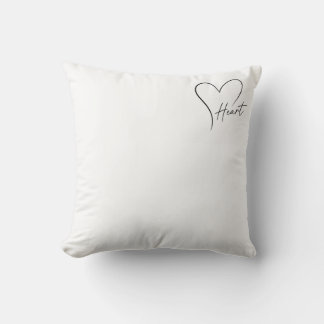 Coussin Pantoufles pastel cœur pour femme