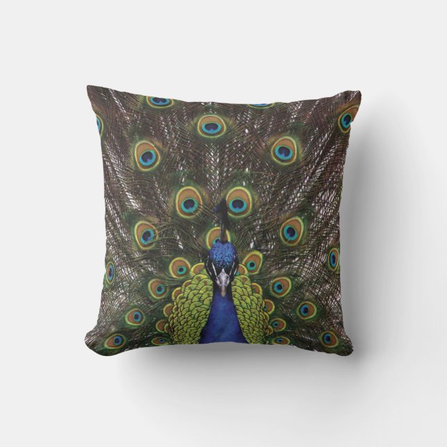 Coussin Paon (Recto)