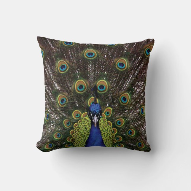 Coussin Paon (Recto)