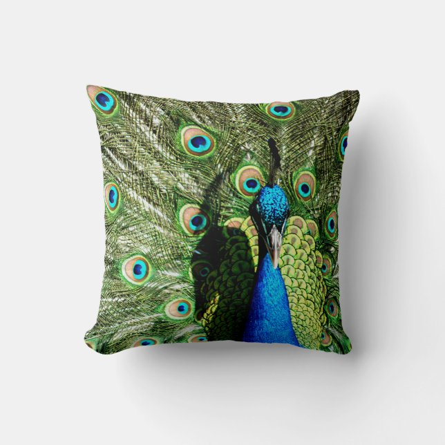 Coussin Paon (Recto)
