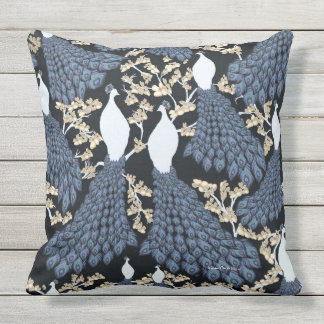 Coussin Paons abondants