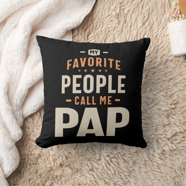 Coussin Pap : Aimé par Mes gens favoris (Couverture)