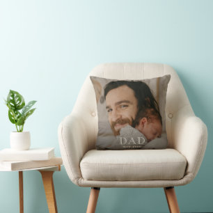 Coussin Papa a établi la photo moderne
