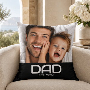 Coussin Papa a établi une photo moderne et audacieuse