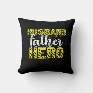 Coussin Papa Cadeau Mari Père Héros