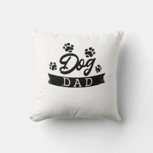 Coussin Papa Chien Design Drôle - Idée cadeau pour les pro