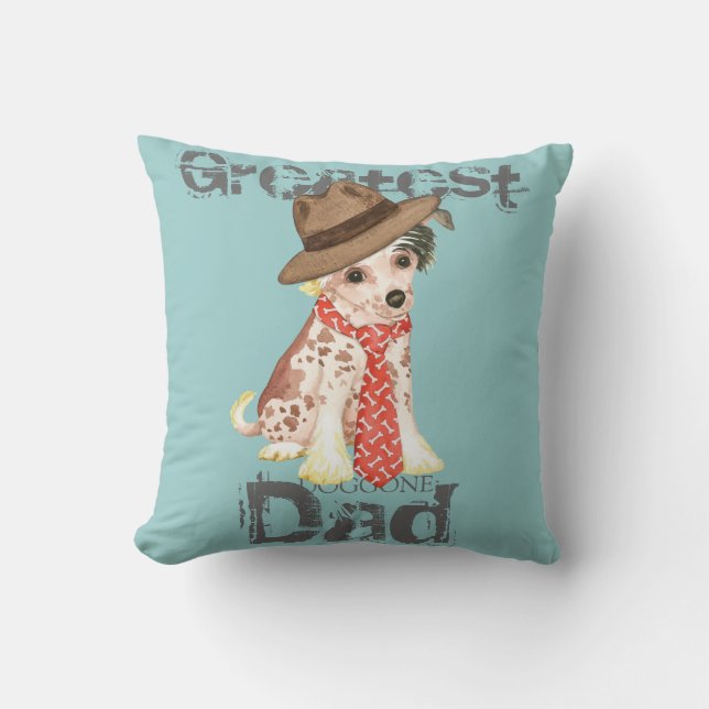 Coussin Papa chinois arrêté (Recto)