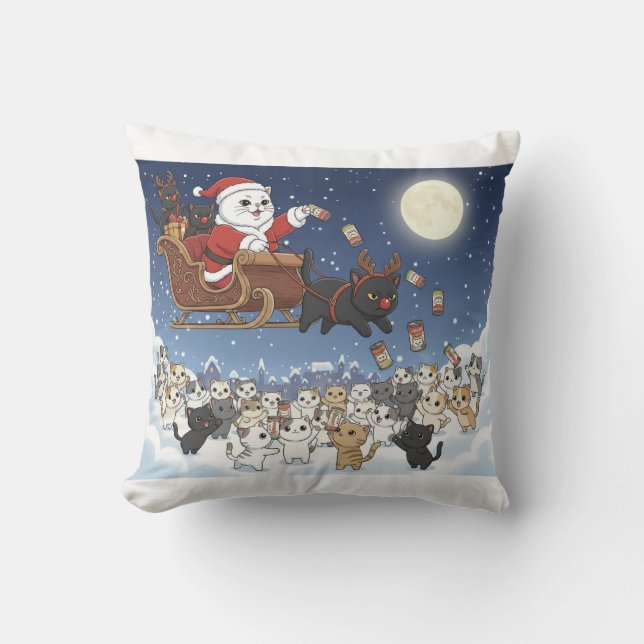 Coussin Paper&Pukku Merry Christmas! (Recto)