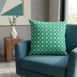 Coussin Papier peint à motif d'étoile géométrique - sarcel
