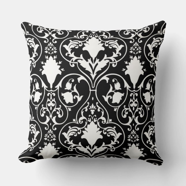Coussin Papier peint antique de rouleau (Recto)