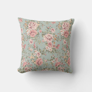 Coussin Papier peint floral vintage