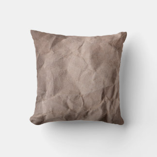 Coussin Papier Rustique Crumpled : Texture Vintage
