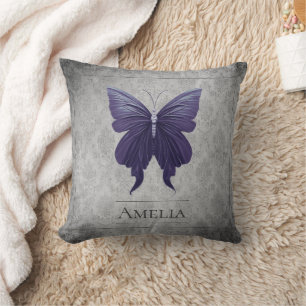 Coussin Papillon à bijoux pourpre