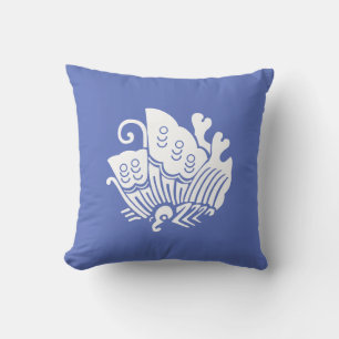 Coussin Papillon à queue blanche de la famille japonaise