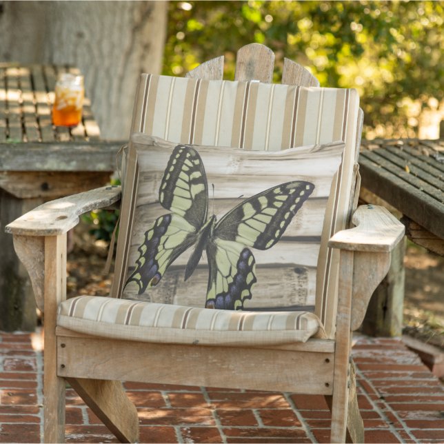 Coussin Papillon à queue noire Lancer l'oreiller (Chaise)