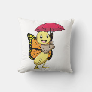 Coussin Papillon avec parapluie