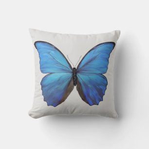 Coussin Papillon bleu de l'oreiller