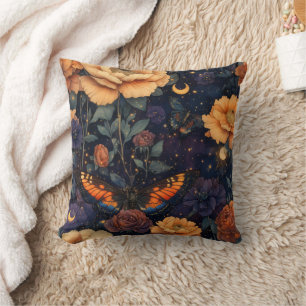Coussin Papillon de Fleur Sauvage Vintage (2)