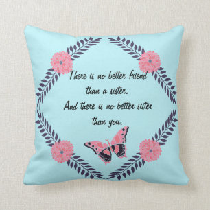 Coussin Papillon décoratif de personnaliser de citation d