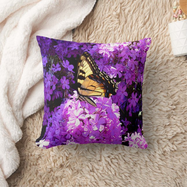 Coussin Papillon et Phlox (Couverture)