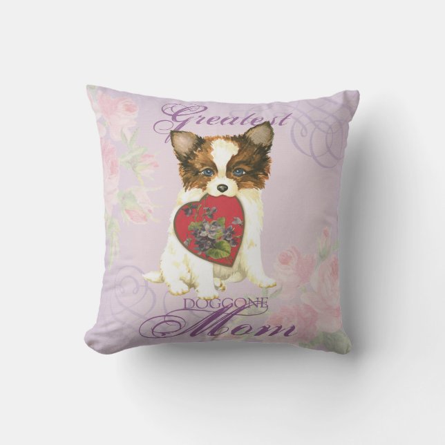 Coussin Papillon Heart Maman (Recto)