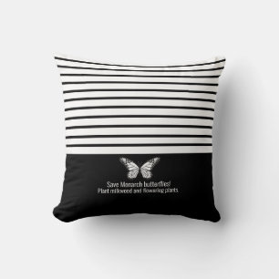 Coussin Papillon monarque