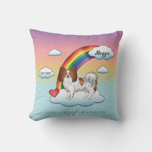 Coussin Papillon Rouge Et Blanc Mémorial Arc-En-Ciel De Ch