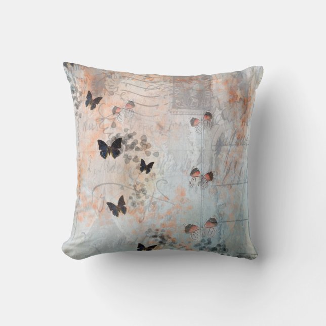 Coussin Papillon vintage (Recto)