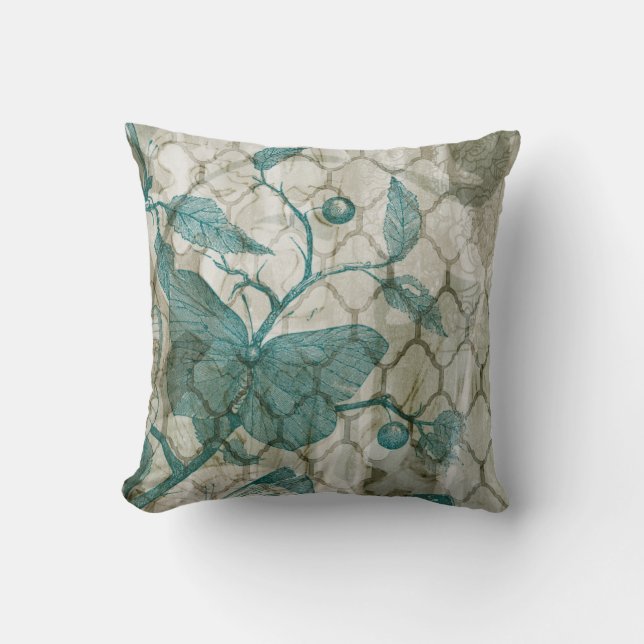Coussin Papillons arabes V (Recto)