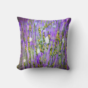 Coussin Papillons Dans L'Oreiller Lavande