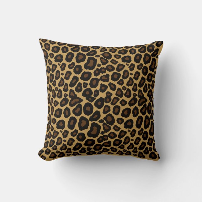 Coussin Papon à chat sauvage (Recto)