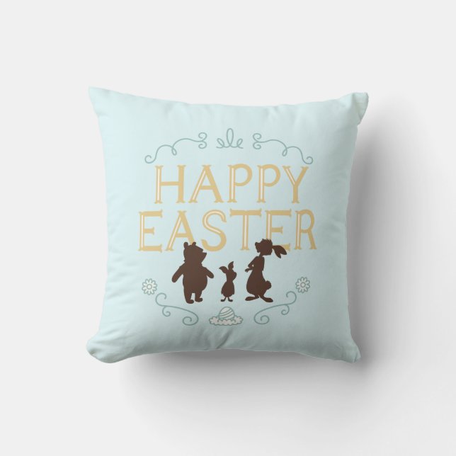 Coussin Pâques joyeuses de Winnie The Pooh et ses amis (Recto)