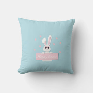 Coussin Pâques Joyeuses Parfaites, Lapin
