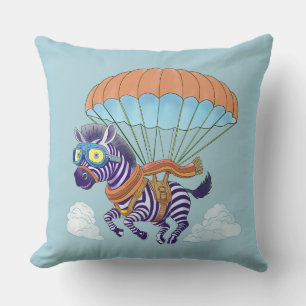 Coussin Parachute d'oreiller Zebra