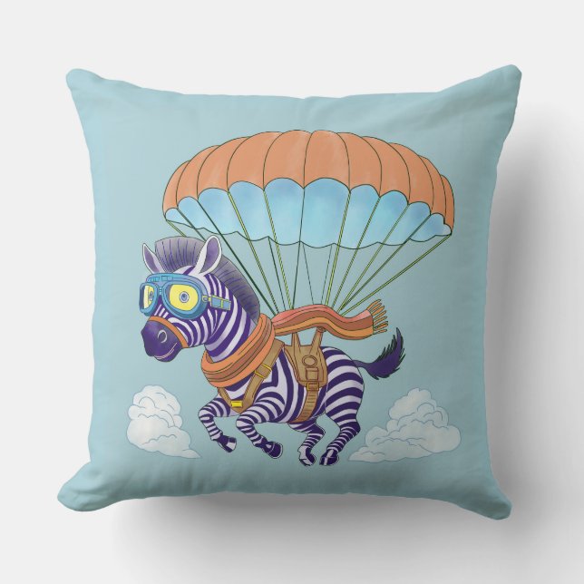 Coussin Parachute d'oreiller Zebra (Recto)