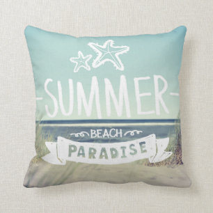 Coussin Paradis de plage d'été