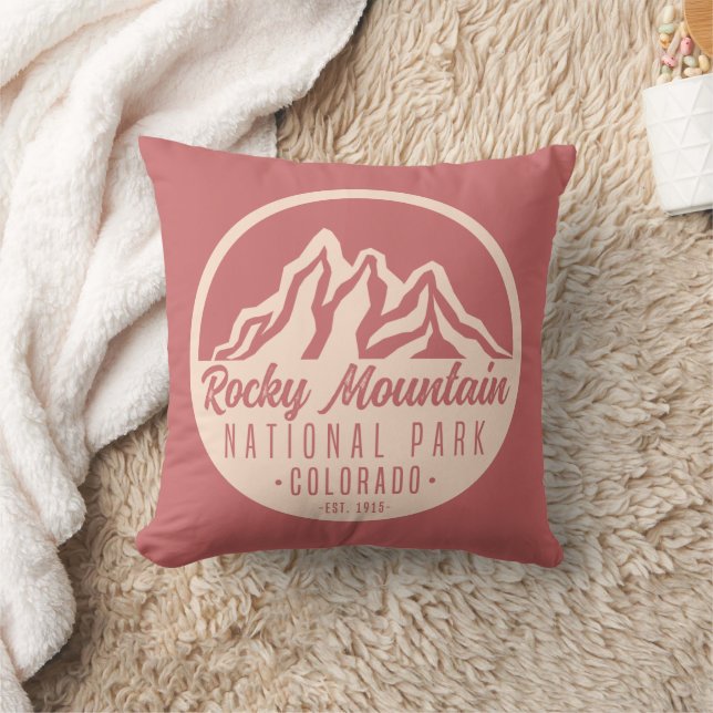 Coussin Parc national des Rocheuses Colorado (Couverture)